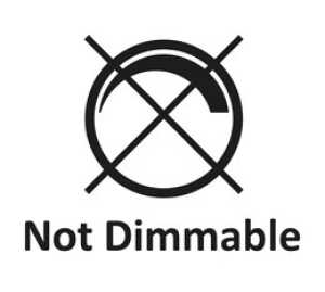 Not Dimmable Symbol 2