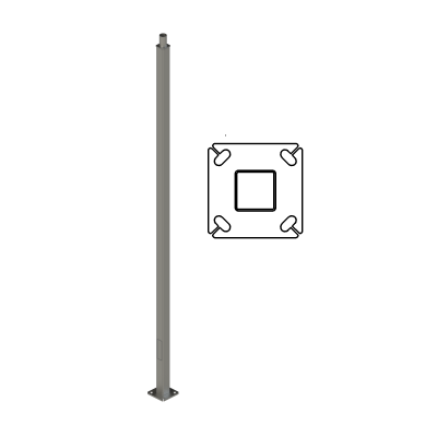 Horizon Square Light Pole 4.0m